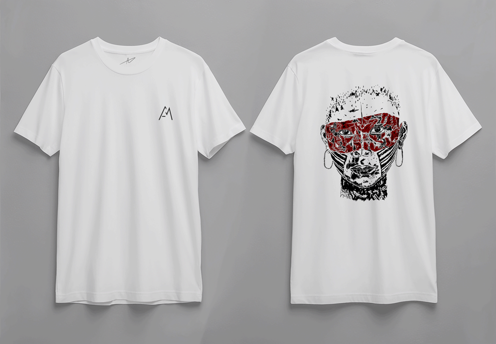 T-shirt indigène
